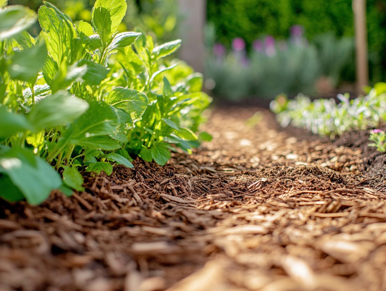 What is the role of mulch in drought gardening?