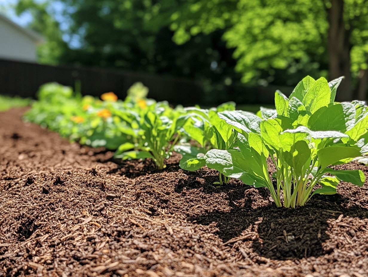 A visual guide to mulching for drought gardening