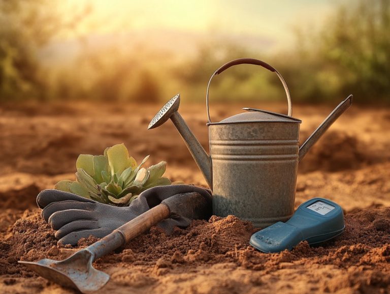 What Tools Are Essential for Drought Gardening?