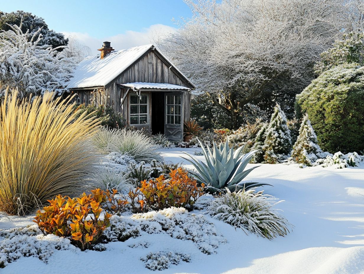 Image of post-winter maintenance and care for drought-resistant plants